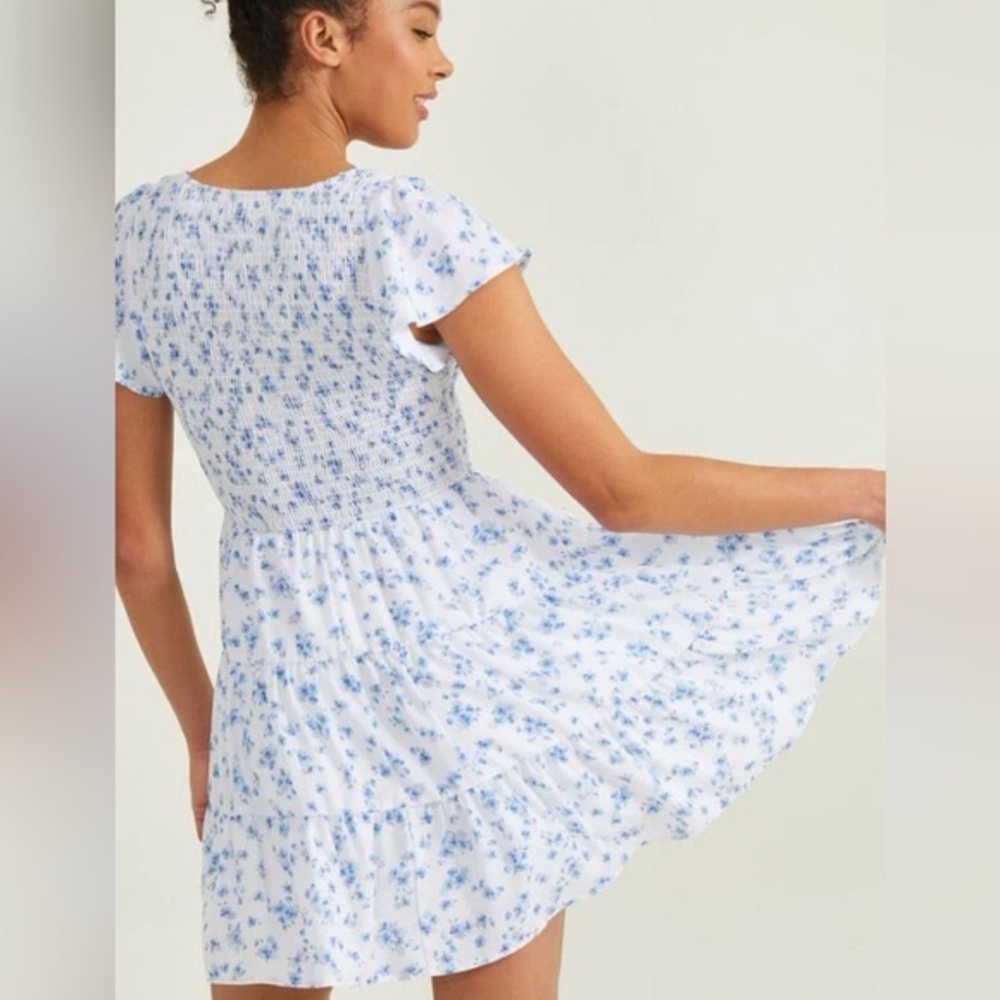 Altar'd State Blue Floral Dress - Picture 3 of 8
